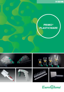 Catalogo Primo® Plasticware
