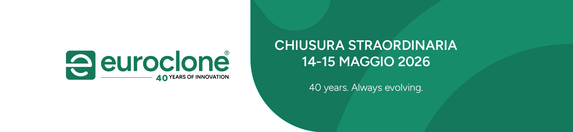 Chiusura straordinaria 14 e 15 maggio